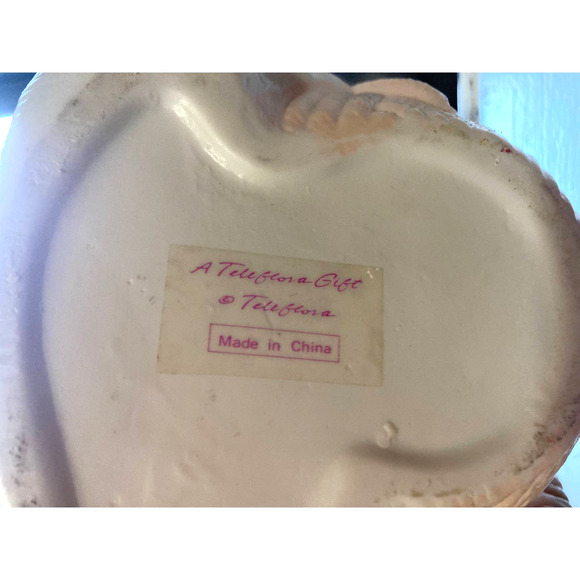 Vintage 80s CAT & Yarn Plant Holder / Succulent Planter / Kitty Trinket - Picture 8 of 8